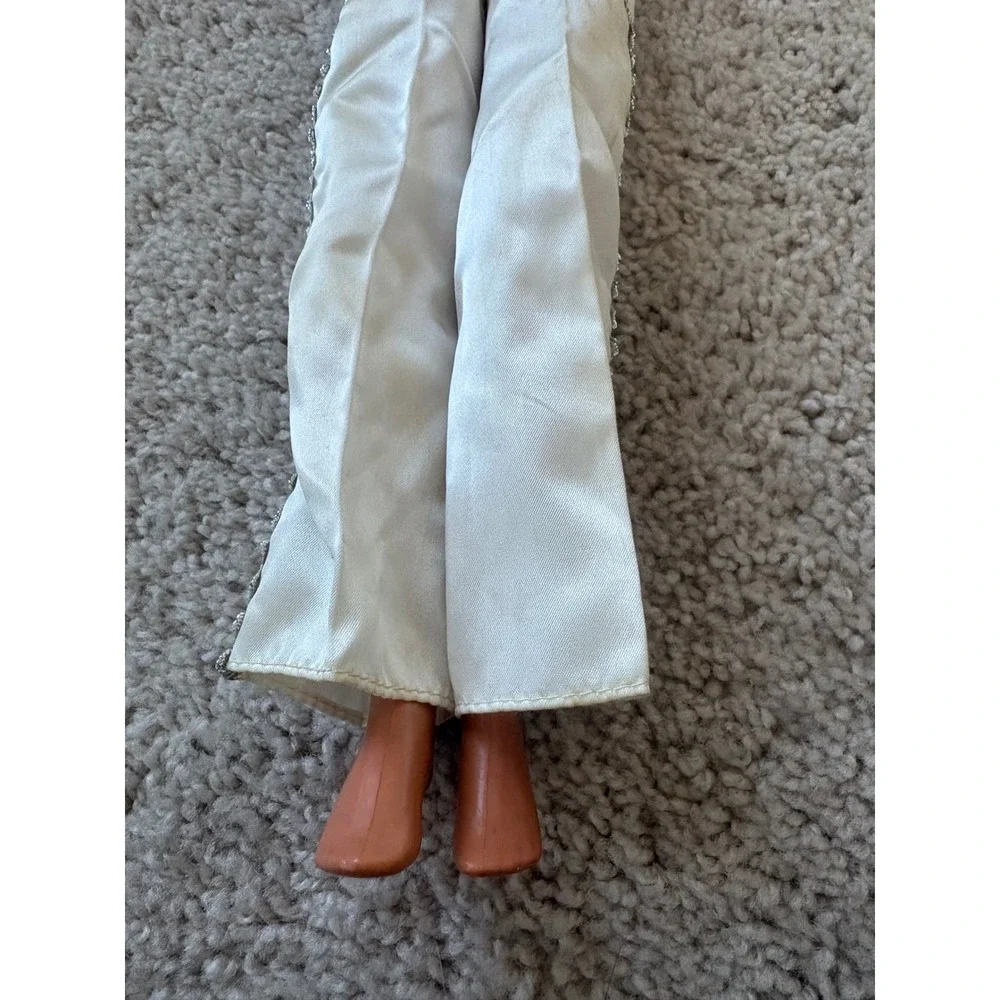 Vintage Barbie Glamorous Silver Jumpsuit Blonde 1976 Mattel 18